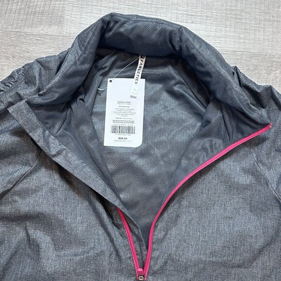 NWT Fabletics Danielle Women's Athletic Jacket Running Athleisure Gray Sz XL $90 - Picture 8 of 9